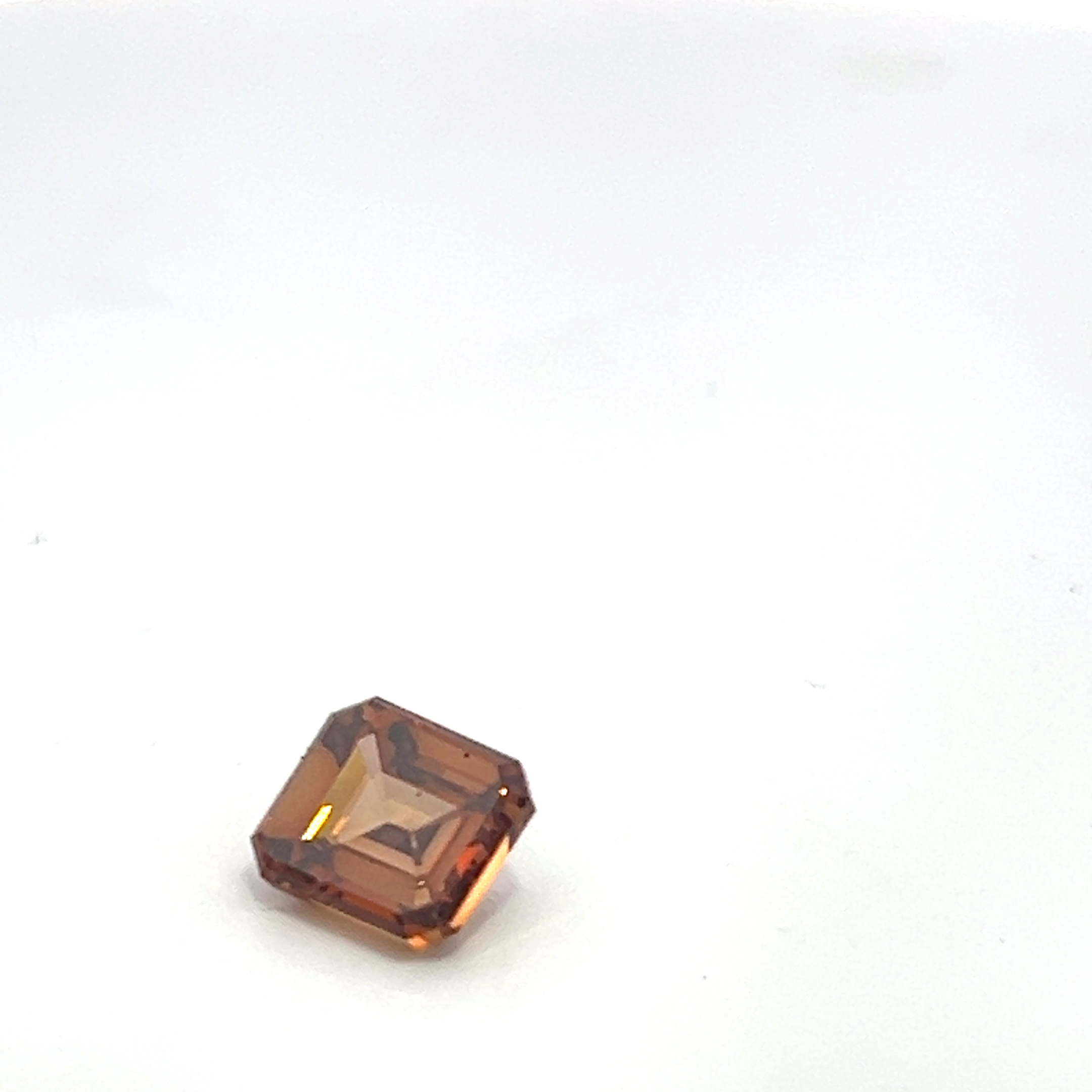 Asscher 3.54 FANCY RADISH ORANGE VS2 STR